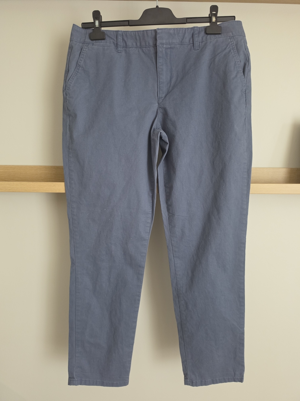 Tommy Hilfiger Dusty Blue Straight Leg Trousers